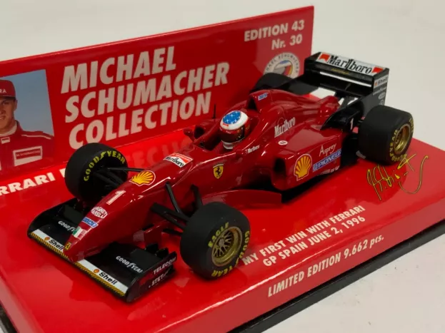 Minichamps Ferrari F1 F310 N 1 First Win Winner Gp Spain 2 June 1996 M.schumacher 1:43 510964311