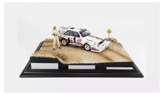 Autoart Audi Quattro Sport S1 N 1 Winner Rally Pikes Peak Hill Climb 1987 W.rohrl With Figure 1:18 88700S