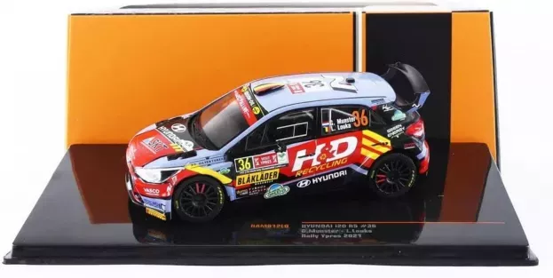 IXO Models Hyundai I20 Rally2 N 36 Rally Ypres 2021 G.munster L.louka 1:43 RAM812LQ