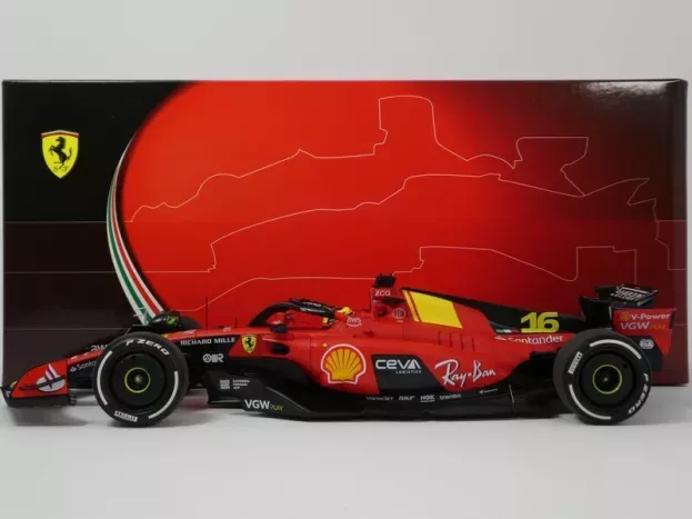 BBR Ferrari F1 Sf-23 Team Scuderia Ferrari N 16 4th Monza Italy Gp 2023 Charles Leclerc 1:18 BBR231816B