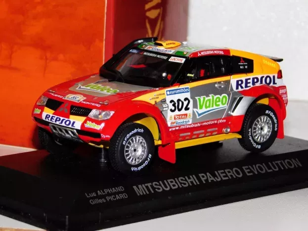 Norev Mitsubishi Pajero Evolution N 302 Winner Rally Paris Dakar 2006 L.alphand G.picard 1:43 800105