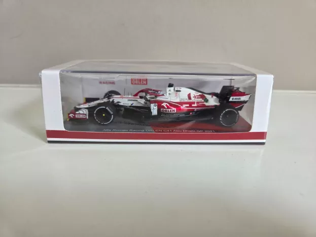 Spark Alfa Romeo F1 C41 Team Orlen Racing N 7 Abu Dhabi Gp Last Race 2021 Kimi Raikkonen 1:43 S7856