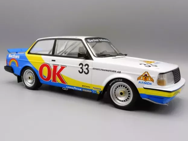 IXO Models Volvo 240 Turbo Team Beckers N 33 Zolder Etcc 1985 P.g.andersson G.petersson M.linden 1:18 18RMC105B.22