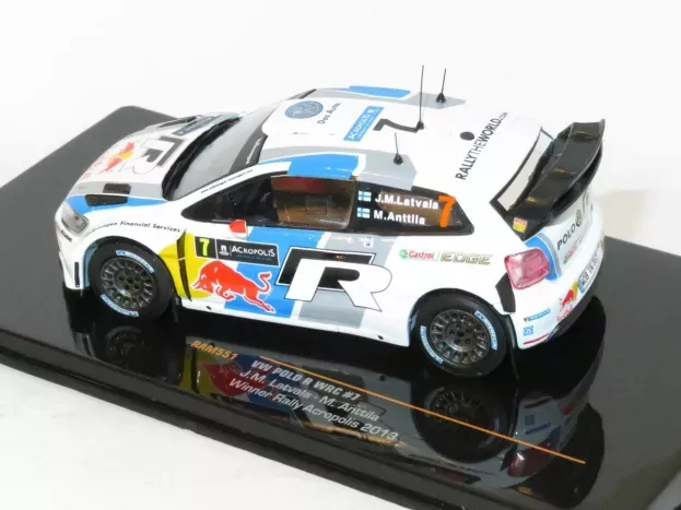 IXO Models Volkswagen Polo R Wrc Vw Motorsport Red Bull N 7 Winner Rally Acropolis 2013 J-m.latvala M.anttila 1:43 RAM551