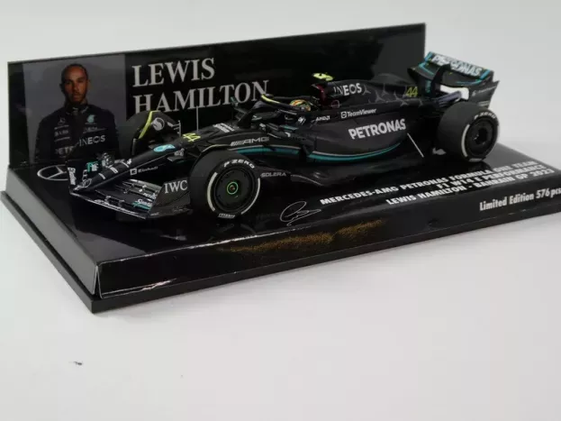 Minichamps Mercedes F1 W14 Team Mercedes-amg Petronas Formula One N 44 5th Bahrain Gp 2023 Lewis Hamilton 1:43 417230144