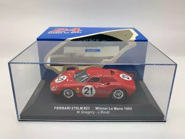 IXO Models Ferrari 250lm 3.3l V12 Ch. N5893 Team N.a.r.t. North American Racing N 21 Winner 24h Le Mans 1965 Jochen Rindt Masten Gregory 1:43 LM1965