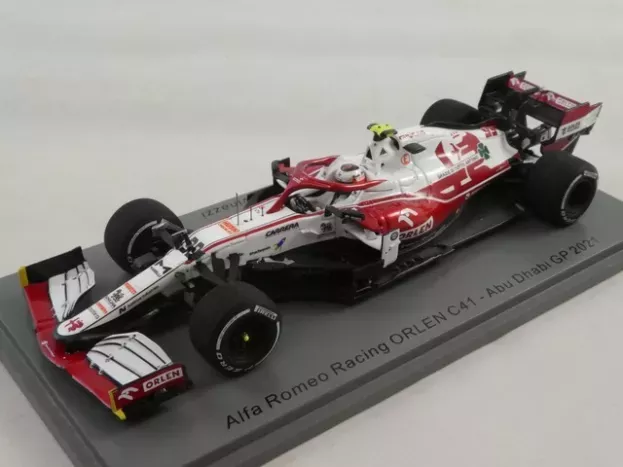 Spark Alfa Romeo F1 C41 Team Orlen Racing N 99 Abu Dhabi Gp 2021 Antonio Giovinazzi 1:43 S7857