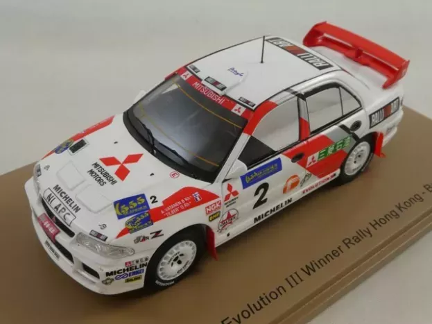 Spark Mitsubishi Lancer Evolution Iii N 2 Winner Rally Beijing Hong Kong 1996 A.vatanen Tilber 1:43 S6514