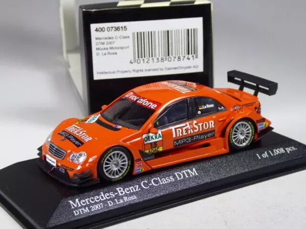 Minichamps Mercedes C-class N 15 Trekstor Dtm 2007 D. La Rosa 1:43 400073615