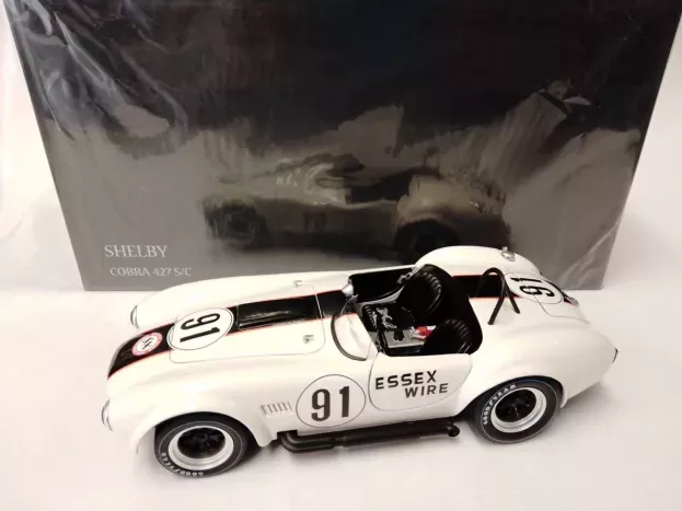 Kyosho Ford Shelby Cobra 427 S c Spider Essex Wire N 91 500km Bridgehampton 1965 S.scott 1:18 08047EW