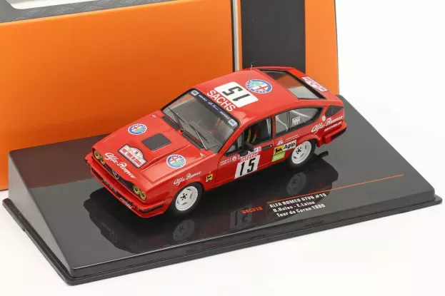 IXO Models Alfa Romeo Alfetta Gtv6 N 15 Rally Tour De Corse 1986 B.balas E.laine 1:43 RAC319