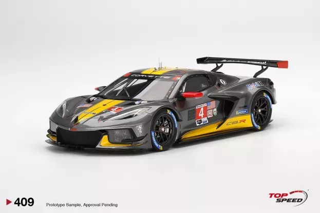 Truescale Chevrolet C8.r 5.5l V8 Team Corvette Racing N 4 Imsa 24h Daytona 2022 T.milner M.sorensen N.tandy 1:18 TS0409