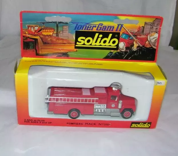 Solido Mack Tanker Truck Fire Engine 1:60 3106