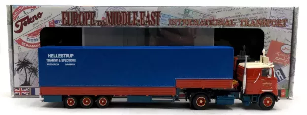 Tekno Mack Hellestrup Martin Mack F700 Laag 4x2 Kl. Zwanenhals Huifoplegger 1:50 71200