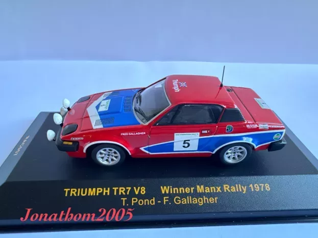 IXO Models Triumph Tr7 V8 N 5 Winner Manx Rally 1978 T.pond F.gallagher 1:43 RAC057