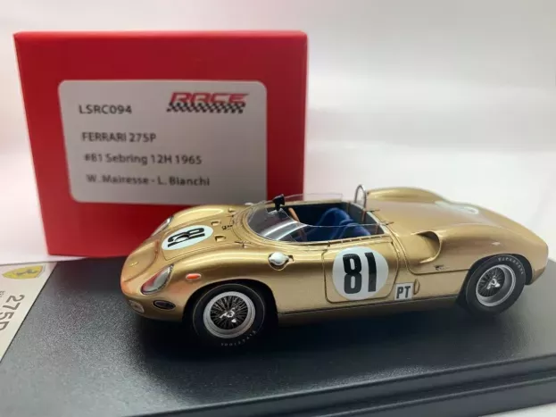 Looksmart Ferrari 275p Spider N 81 12h Sebring 1965 W.mairesse L.bianchi 1:43 LSRC094