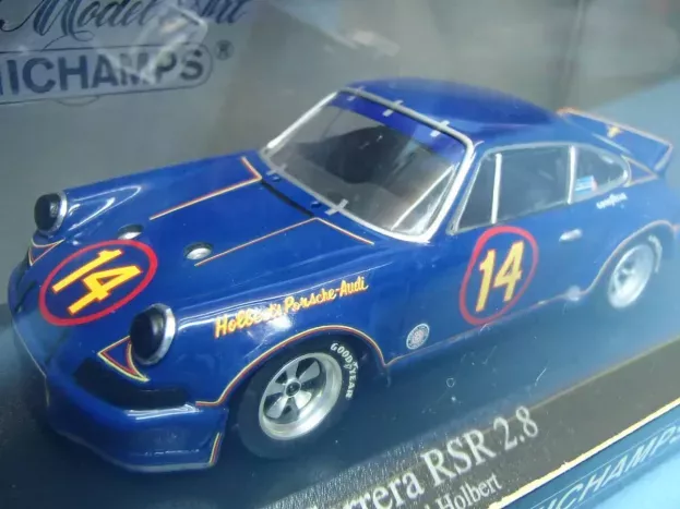 Minichamps Porsche 911 Carrera Rsr 2.8 Team Holert's Porsche-audi N 14 Trans-am Championship 1973 A.holbert 1:43 430736914