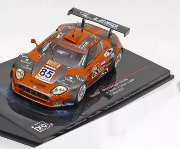 IXO Models Spyker C8 Spyder Gt2-r Team Spyker Squadron B.v. N 85 24h Le Mans 2007 A.caffi A.belicchi A.chiesa 1:43 LMM225