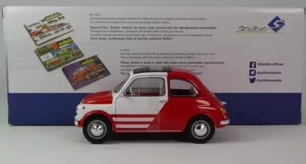 Solido Fiat 500 Robe Di Kappa 1965 1:18 1801408