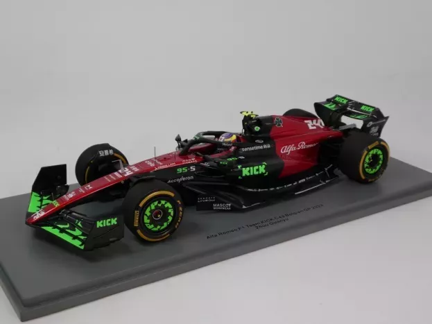 Spark Alfa Romeo F1 C43 Team Orlen N 24 Belgium Gp 2023 Guanyu Zhou 1:18 18S963