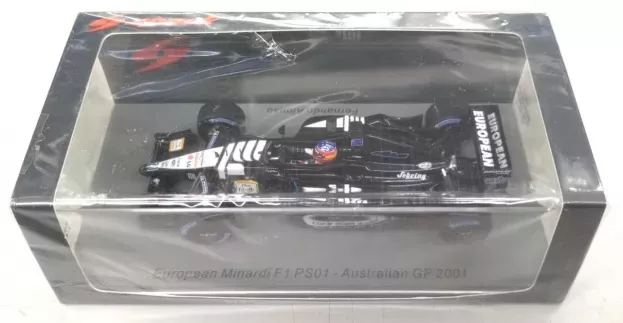 Spark Minardi F1 Ps01 Team European N 21 Season 2001 Fernando Alonso 1:43 S4850