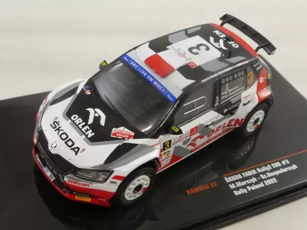IXO Models Skoda Fabia Rally2 Evo N 3 Rally Polen 2022 M.marczyk S.gosporarczyk 1:43 RAM858.22