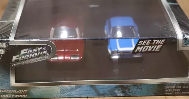 Greenlight Ford Set 2x Brian's Escort Rs2000 Mki 1974 + Dom's Charger Daytona 1969 Fast & Furious Vi 2012 1:43 86251