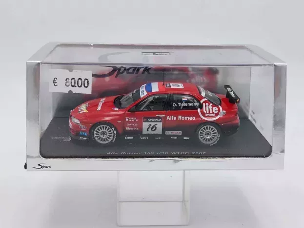 Spark Alfa Romeo 156 N 16 Wtcc 2007 Olivier Tielemans 1:43 S0458
