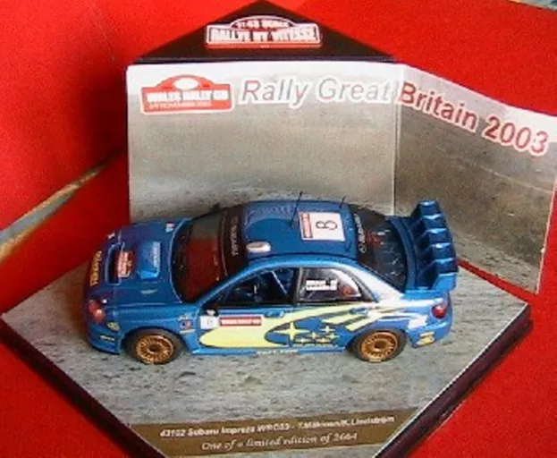 Vitesse Subaru Impreza Wrc03 N 8 Rally Wales Gb 2003 T.makinen K.lindstrom 1:43 43102