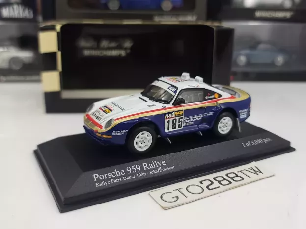 Minichamps Porsche 959 N 185 2nd Rally Paris-dakar 1986 Ickx Brasseur 1:43 400866285