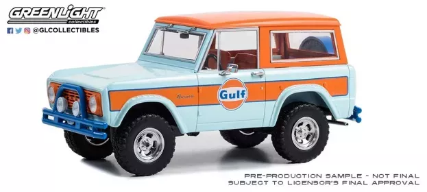 Greenlight Ford Bronco Open Gulf 1966 1:24 85071