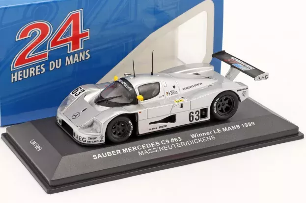 IXO Models Sauber Mercedes Benz C9 5.0l Turbo V8 Team Sauber Mercedes N 63 Winner 24h Le Mans 1989 J.mass M.reuter S.dickens 1:43 LM1989