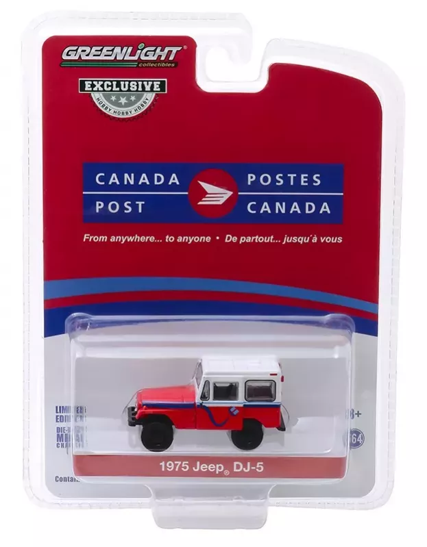 Greenlight Jeep Dj-5 Post Canada 1975 1:64 30083
