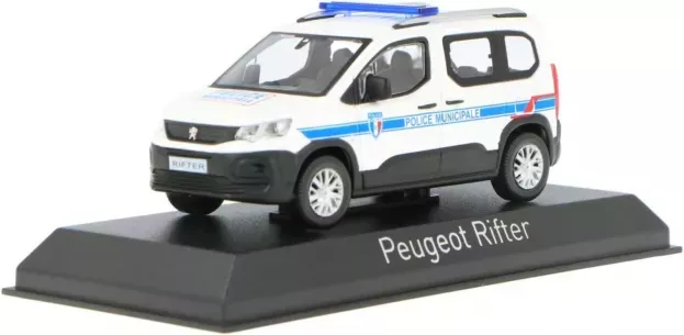 Norev Peugeot Rifter Police Municipale 2019 1:43 479066
