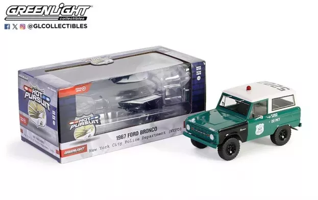 Greenlight Ford Bronco New York Police Department Nypd 1967 1:24 85581
