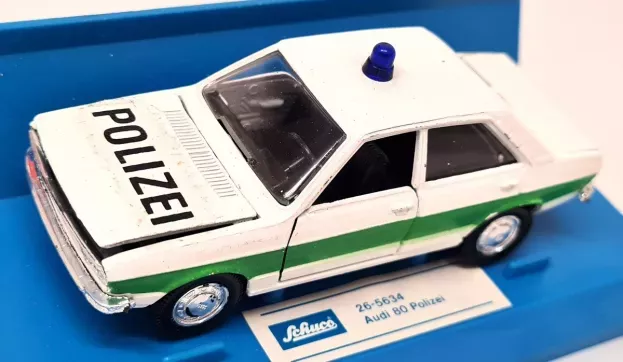 Schuco Audi 80 Polizei police 1:43 