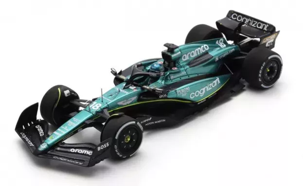 Spark Aston Martin F1 Amr23 Team Aramco Cognizant N 18 6th Bahrain Gp 2023 Lance Stroll 1:43 S8576