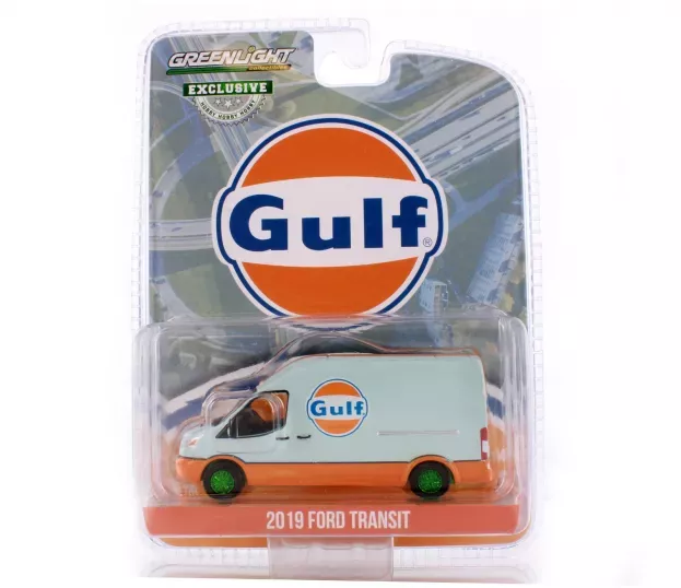 Greenlight Ford Transit Gulf Van 2019 1:64 30260
