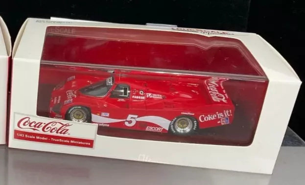 Truescale Porsche 962 Long Tail Coca-cola N 5 1985 Bob Akin John O'steen 1:43 TSM09432