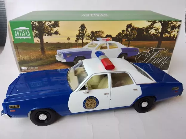 Greenlight Plymouth Fury Police Osage County Sheriff 1975 1:18 19096