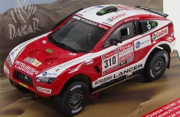 Vitesse Mitsubishi Lancer Racing N 310 Rally Dakar 2012 G.spinelli H.youssef 1:43 43460