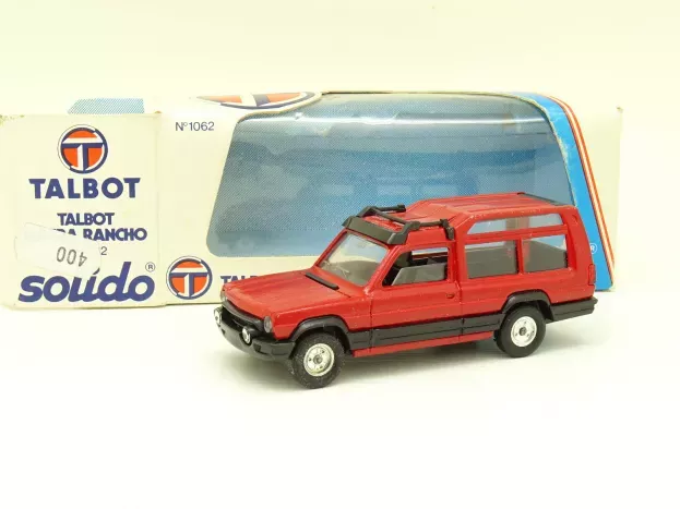 Solido Talbot Matra Rancho Van Sapeurs Pompiers 1978 1:43 1062