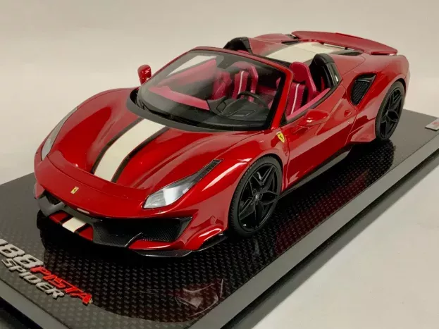 MR Models Ferrari 488 Pista Spider Pebble Beach 2018 1:18 FE026A