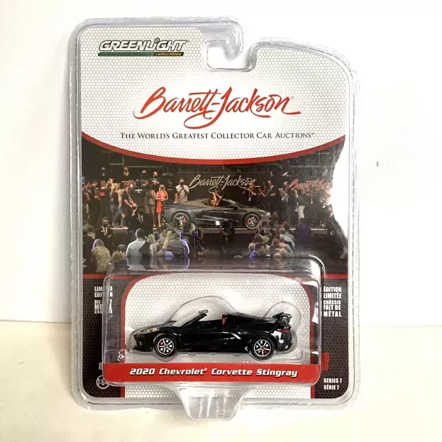Greenlight Chevrolet Corvette C8 Stingray 2020 Barrett Jackson 1:64 37230F