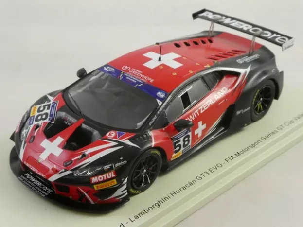 Spark Lamborghini Huracan Gt3 Evo Team Siusse N 58 Fia Motorsport Games Gt Cup Vallelunga 2019 C.lenz P.niederhauser 1:43 S9609