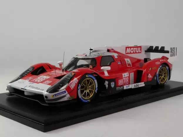 Spark Scg 007 Lmh 3.5l V8 Turbo Team Glickenhaus Racing N 708 24h Le Mans 2022 O.pla R.dumas L.f.derani Con Vetrina With Showcase Special Box 1:18 18S802