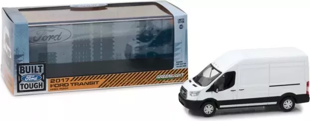 Greenlight Ford Transit Extended Van High Roof 2017 1:43 86083
