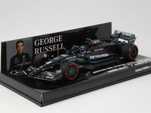 Minichamps Mercedes F1 W14 Team Mercedes-amg Petronas Formula One N 63 3rd Spain Gp 2023 George Russell 1:43 417230863