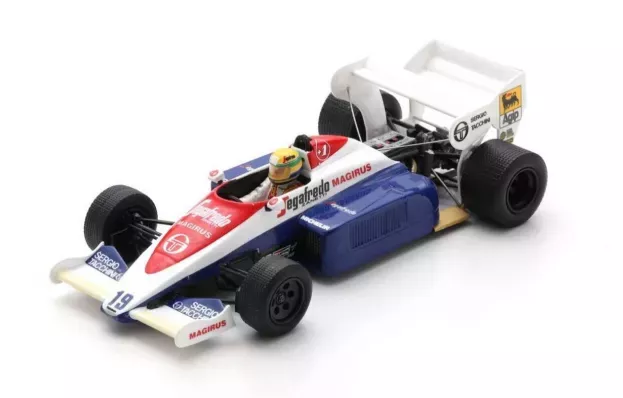 Spark Toleman F1 Tg184 Hart Turbo N 19 British Gp 1984 Ayrton Senna 1:43 S2781