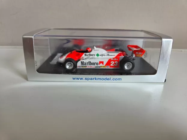 Spark Alfa Romeo F1 179c N 23 3rd Las Vegas Usa Gp 1981 Bruno Giacomelli 1:43 S3874